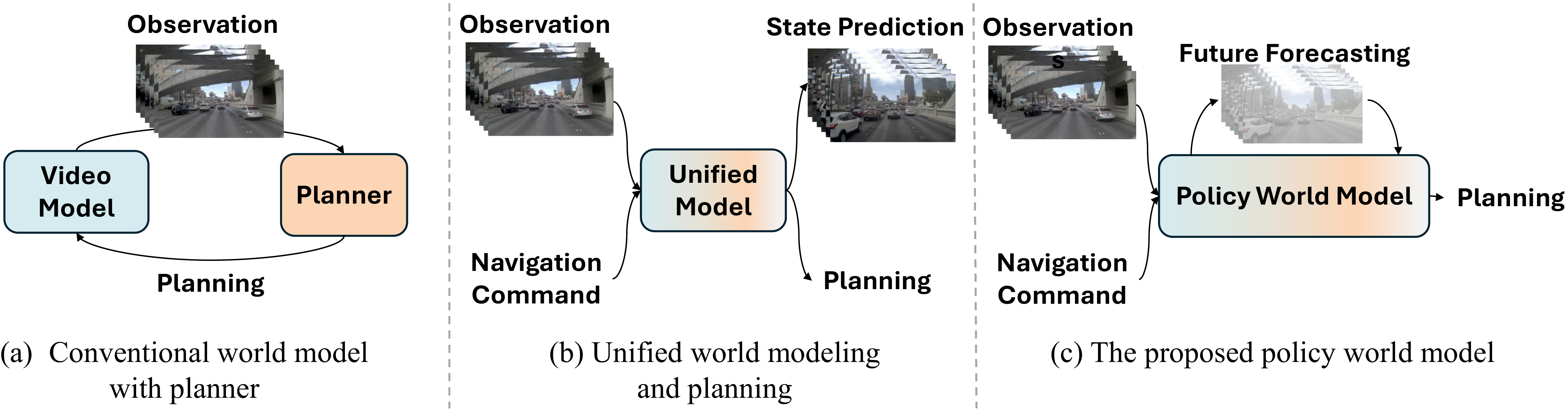 Comparison of Video World Models